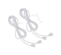 Anneome 4 Pièces Rallonge Câble LED Rgb Double Extrémité Connecteur Broches Compatible Smd Bande Lumineuse Flexible sans Soudure Couleur Aléatoire