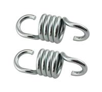 Anneome 4 pièces Ressorts pour Balancelle de Porche Acier Inoxydable Résistant Suspension Chaise Hamac Capacité avec Crochets Doubles Pivotants pour Usage Extérieur