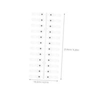 Anneome 48 Pièces Magnetic Nail Color Display Cards With Detachable Design High Color Fidelity Nail Polish Sample Sticks For Beginners Gel Polish Practice And Diy Manicure