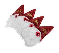 Anneome 4pièces Décorations De Noël Père Noël Boules Décoratives pour Fêtes Vitrines Décorations Festives Et Saisonnières pour Maison