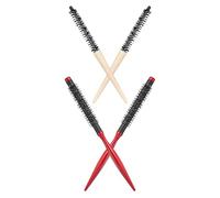 Anneome 4pièces Kit de Brosses Rondes pour Franges Brosses à Boucles et Peignes à Friser Aluminium pour Cheveux Bouclés et Coiffage Féminin