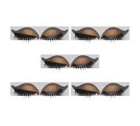 Anneome 5 Paires de Patchs pour Cils Effet Fard à Paupières 3D Kit Maquillage Yeux Instantané Autocollants Cosmétiques Légers et Confortables pour Femmes Usage Quotidien et Soirée