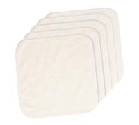 Anneome 5 pièces Cinq Lingettes de Nettoyage Du Visage Fibre de Réutilisables Serviettes Absorbantes pour Types de Peau
