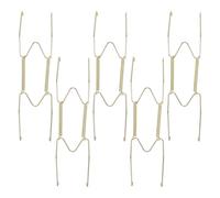 Anneome 5 pièces Crochets Muraux Ressort W pour Plaques Décoratives de Supports Invisibles Robustes et Stables pour Cuisine et Salle de Bain Fixation Facile sur Surfaces Planes