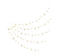 Anneome 5 Pièces Guirlande Marguerite Décorative Bannière Fleurie pour Décoration Anniversaire Suspendue pour Fête Décoration Murale Intérieure et Extérieure