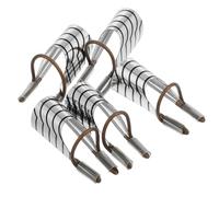 Anneome 5 pièces Nail Extension Aluminum Mold Tips Crystal Nail Art French Manicure Tools Salon Use Safe Material