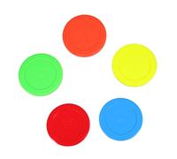 Anneome 5 Pièces Palets de Hockey Air Table Multicolores pour Jeu de Table Double Joueur Remplacement Compact et pour Pucks de Hockey Doux