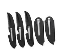 Anneome 5 Pièces Peigne pour Barbe et Moustache Petit Peigne de Poche Compact Outil de Coiffure Plastique Résistant Doux pour Peau pour Voyage et Soin Quotidien