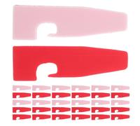 Anneome 50 Pièces De Rechange pour Machine À Coudre Singer Pieds-De-Biche en Plastique Patins pour Surjeteuse Autocollants pour Pieds-De-Biche Patins pour Machine À Surjeter