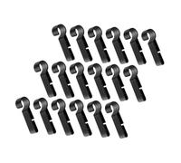Anneome 50 Pièces Lot de Clips Casque Construction Fixation Antidérapante pour Lampe Frontale Crochets et Robustes pour Casques de Sécurité Installation Facile et Maintien Fiable