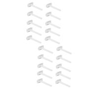 Anneome 50 Pièces Rasoirs Pratiques à Double Lame pour Épilation Accessoires de Voyage Blanc