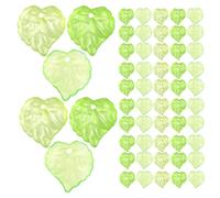 Anneome 500 pièces Pendentifs Acrylique Verte Petits Charms DIY pour Bijoux Colliers et Porte-clés Accessoires Légers et Résistants pour Création Artisanale