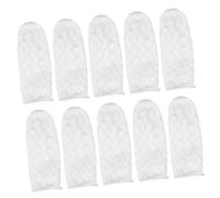 Anneome 550 pièces Protections Jetables pour Doigts Antistatiques Manucure DIY Étui Fin Latex Flexible Protège-doigts Multi-usages Moyenne Adaptée