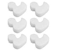 Anneome 6 pièces Éponge Absorbante Huile Forme Canard Lot Nettoyage Piscine Haute Absorption Réutilisable Design Animal Usage Pratique pour Spa et Bassin