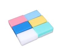Anneome 6 pièces Éponge Bain Sensorielle Tactile pour Garçon Fille Né Brosse Douce Intégrée pour Nettoyage Délicat Jaunes Blanches Vertes Bleues Roses et Bleu Couleur Couleur Aléatoire
