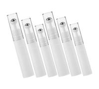 Anneome 6 pièces Flacons Vidés pour Huiles Essentielles Bouteilles Rechargeables pour Soins Visage et Voyage Applicateurs de Crème Contour des Yeux avec Bille Massage Portable Blanc