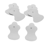 Anneome 6 pièces Patches Électrodes Massage Corporel Auto-adhésives Flexibles pour Stimulation Musculaire Électrique Dos Cou Épaules Genoux Confort et Durabilité