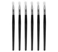 Anneome 6 pièces Silicone Eye Makeup Applicators Set Professional Lip And Eyeshadow Brushes Kit For Sensitive Skin With Fluid-resistant Surface