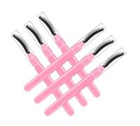 Anneome 6 pièces Silicone Lash Combs Set Soft Eyelash Brush For Mascara Application And Lash Separation Portable Eyebrow Brush Applicator For Natural To Dramatic Looks