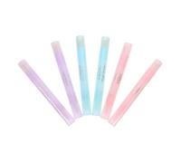 Anneome 6 pièces Stylo Correcteur Vernis Ongles Manucure Stylo Nettoyage Bords Ongles Dissolvant Précis pour Salon et Usage Personnel Bleu Rose
