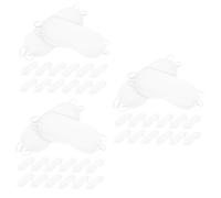Anneome 60 Pièces Masque pour les yeux jetable lunettes pour enfants cache-yeux soyeux patch yeux bandeau yeux masque pour enfants couvre-visage couvre-yeux bricolage couvre-yeux créatifs