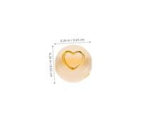 Anneome 600 Pièces Luminous Acrylic Star Moon Heart Petal Beads Glow In The Dark Loose Spacer Beads For DIY Jewelry Making Crafts