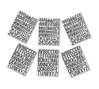Anneome 6feuilles Lettres Autocollantes Alphabet Stickers Muraux Lettres Pour Affichage Décalcomanies Adhésives Pour Chambre Garçon Fille Et Classe