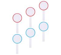 Anneome 6pcs Tableau Blanc à Main Effaçable à Sec en Mousse pour Écriture, Tableau des Scores Pratique pour Jeux, Léger et Réutilisable