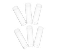 Anneome 6pièces Lot de Tubes De Rangement pour Monnaie Petits Porte-Monnaie Plastique Transparent pour Voiture