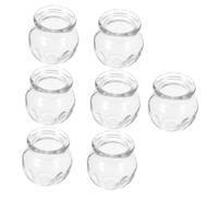 Anneome 7 pièces Cupping Jar Set Verre pour Soin Du Corps Ventouses Chinoises Verre à Forte Aspiration Faciles à Utiliser et Nettoyer pour Usage Familial