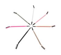 Anneome 7 Pièces Pinceaux Eyeliner Brosse Peigne à Cils Séparateur De Peigne De Cils Pour Les Yeux Pinceau Anti- Métal