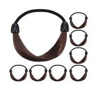Anneome 8 Pièces Ponytail Hair High Elastic Wig Ropes For Women Invisible Hair Bands For Comfortable Daily Styling