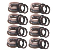 Anneome 80 Pièces Elastic Hair Bands For Women Thick Seamless Soft Ponytail Holders No Damage Stretchy Hair Ties For Daily Use Sports And Sensitive Scalps