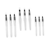 Anneome 9 pièces Set de Stylos Pinceaux Aquarelle Rechargeables Contrôle Précis Du Débit Eau pour Dessin Peinture à Encre et Mélanges de Couleurs Adapté Aux Débutants et Couleur Aléatoire