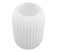 Anneome Abat-jour en Verre Rayé Cylindrique Blanc 140x200 Mm pour Lampe Suspendue et Applique Murale, Abat-jour de Remplacement pour Lampe de Bureau, Lanterne à Abat-jour Polyvalente