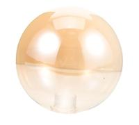 Anneome Abat-jour Globe Verre Ambre avec Filetage Remplacement Élégant pour Suspension et Luminaire Décoratif et Pratique pour Salon et Chambre