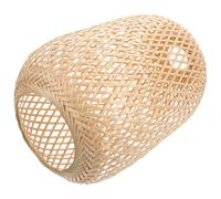 Anneome Abat-jour Suspendu Bambou Tressé Artisanal Abat-jour Rustique pour Lampe à Suspension Couvre-lampe Décoratif pour Salon Chambre Restaurant et Hauteur