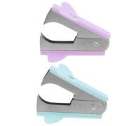 Anneome Arrache-agrafes Manuels Mini Portable 4Pcs Couleurs Macaron En Plastique Pour Bureau Avec Fonction Retrait Des Agrafes