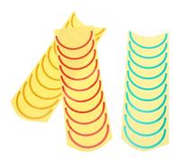 Anneome Autocollants Indicateurs pour Manomètres 5 CM Lot de 30 Pièces en Trois Couleurs Rouge Jaune Vert Résistants à L'Eau UV Étiquettes d'Identification de Jauge pour Instruments de