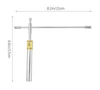 Anneome Baguettes de Sourcier Cuivre Dowsing Rod Feng Shui Détecteur Eau Portable Haute Sensibilité avec Boîte et Guide Outil Radiesthésie Pratique et Démontable pour Recherche Sources et