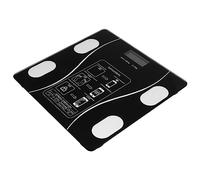 Anneome Balance Connectée USB Rechargeable Échelle de Poids Scientifique Précise avec Auto Off pour Mesures de Graisse Noir