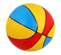 Anneome Ballon de Basket Coloré 8,5 Pouces pour Garçon et Filles, Gonflable Trois Couleurs Rouge Jaune Bleu, Ballon de Basket Extérieur pour Jeux Créatifs et Détente des Garçons et Filles