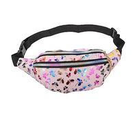 Anneome Banane Fanny Pack Élégante pour Femmes Sacoche De Fashion à Double Zip Idéale pour Festivals Et Activités Extérieures