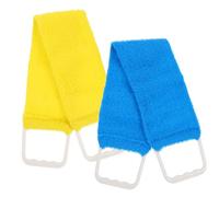 Anneome Bande Exfoliante pour Dos Gommage Puissant et Massage Serviette Bain Unisexe Nettoyage Peau et Circulation Activée Couleur Aléatoire Couleur Aléatoire