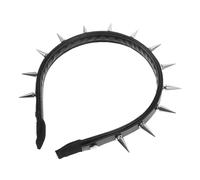 Anneome Bandeau Punk Clouté Noir Accessoire Gothique et Confortable Fête Halloween et Cosplay Tête Mode
