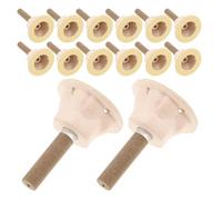 Anneome Bâtonnets de Moxibustion Pur Épaissis 50 Pcs avec Base Feutre Stable, Rouleau de Moxa Domestique Portable pour Moxibustion Sécurisée, Usage à Domicile et Institut de Beauté