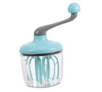 Anneome Batteur Œufs Manuel Acier Inoxydable à Main Portable pour Crème et Blancs Œufs Mélangeur Rapide et Uniforme Outil de Cuisine pour Pâtisserie Maison Facile à Nettoyer Réutilisable