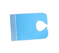 Anneome bavoir imperméable dossiers Bibs imperméables lumière l'heure du repas lavable bavoir récupérateur de nourriture adulte Tablier d'aide au handicap Bleu