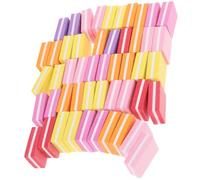 Anneome Bloc à Poncer Ongles en Éponge 50pcs pour Manucure Professionnelle et Usage Maison, Lime à Ongles Double Face pour Ponçage et Polissage Couleur Aléatoire