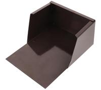 Anneome Bloc Anti-éclaboussures en Alliage D'aluminium pour Gouttière, Rallonge de Descente Pluviale Couleur Café, Collecte Eau de Pluie pour Villas et Espaces Extérieurs, Protection